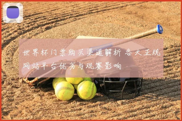 世界杯门票购买渠道解析 各大正规网站平台优劣与观赛影响